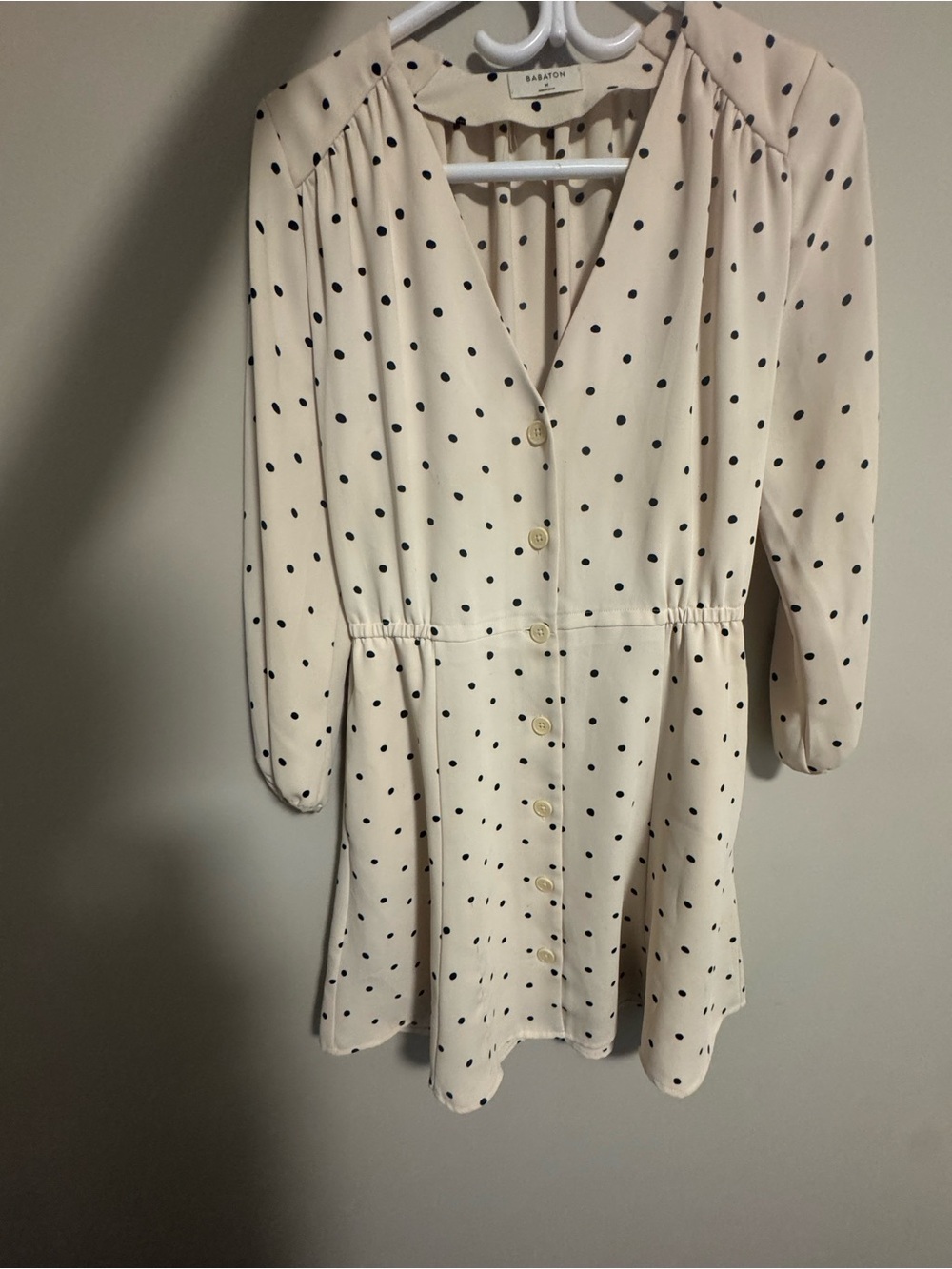 Babaton Polka Dot Mini Dress